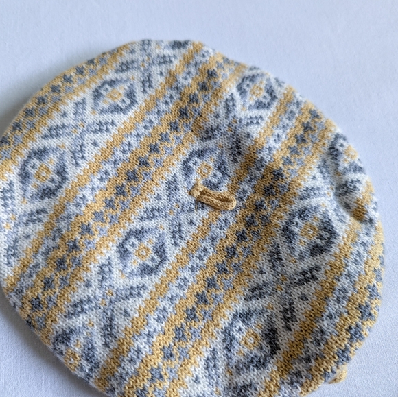 4/$15 Cynthia Rowley 6-9 month girl cable knit matching set tights dress hat - Picture 5 of 8